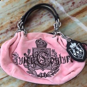 Juicy Couture pink velvet purse NEVER USED